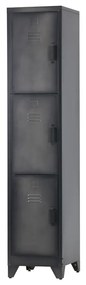 Woood Cas Smalle Lockerkast 3-deurs - 38x45.5x180cm.