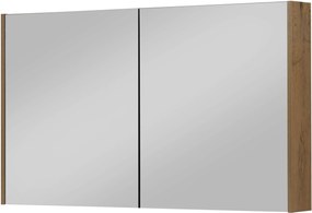 Saqu spiegelkast 120x70x14cm wild eiken