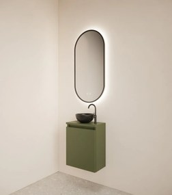 Gliss Design Echo toiletmeubel 40cm olijfgroen