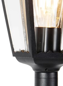 Smart staande buitenlamp zwart 170 cm incl. Wifi ST64 - New Orleans