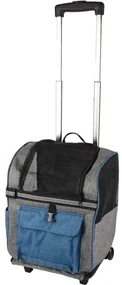 FLAMINGO trolley voor gezelschapsdieren & rugzak "Kiara" 2-in-1