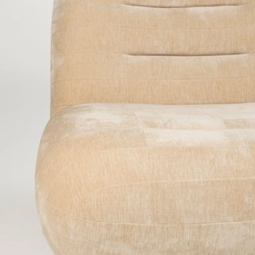 Dutchbone Wyatt Lounge Fauteuil Velours Beige