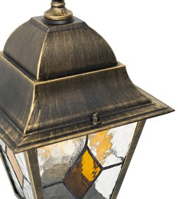 Vintage buiten lantaarn antiek goud 45 cm - Antigua Klassiek / Antiek E27 IP44 Buitenverlichting vierkant