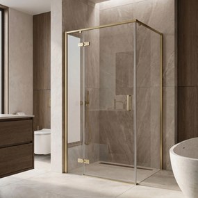 Douchecabine Rea Bruno 100x80 Brush Gold