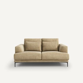 2-zits bank in stonewashed fluweel, Marsile