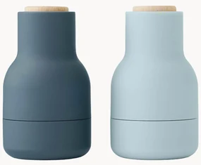 Kleine zout- en pepermolen Bottle Grinder met beukenhouten deksel, 2-delig