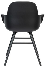 Zuiver Albert Kuip All Black Design Eetkamerstoel Zwart