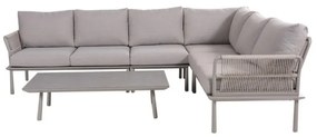 DATHO OUTDOOR Hoek Loungeset - Trino - Aluminium - Datho Outdoor - Beige