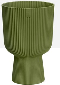 Elho Vibes Fold Coupe 30 Bloempot -Ø 29.5 x H 44.7 cm - Varengroen - Gerecycled Plastic