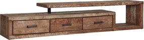 D-Bodhi Soul Tv-meubel Teakhout Met 3 Lades - 225x40x45cm.