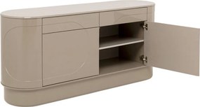 Beige Retro Dressoir - 160x42x75cm.