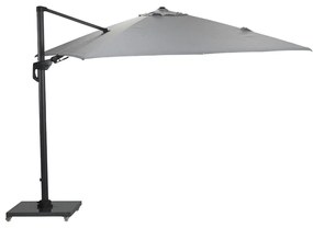 Garden Impressions Zweefparasol Hawaii Deluxe 300x300 - donker grijs - licht grijs