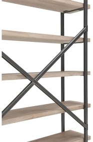 Goossens Wandmeubel Blake, Met 5 legplanken, 120 cm breed