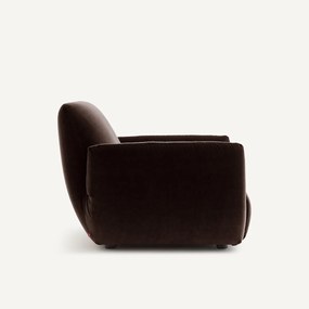 Fauteuil in fluweel, Spogano