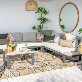 Garden Impressions Diego loungeset 5-delig - valley sand