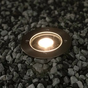 Set 3 stuks Puck grondspot solar LED