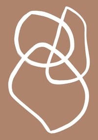 Ilustratie Abstract Lines Mocha, Pictufy Studio