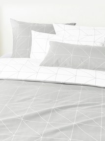 Katoenen dekbedovertrek Marla met patroon