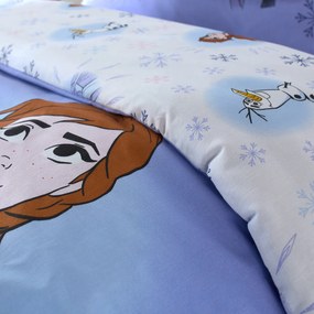 Bedset voor kinderbed, katoen, Disney Frozen Flocon