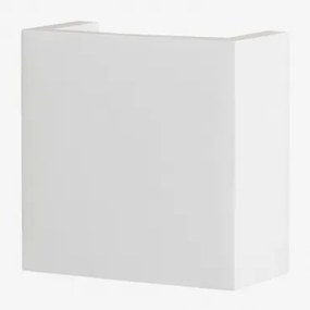 Gadea Gips Led-wandlamp Wit - Sklum