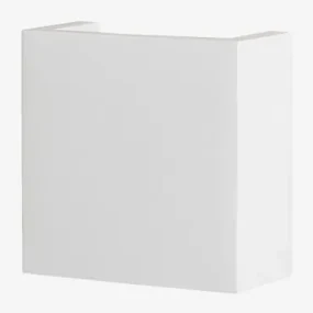 Gadea Gips Led-wandlamp Wit - Sklum