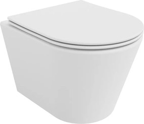 Mexen Rico rimloze wc-pot met slim, softclose zitting, duroplast, wit mat - 30724001