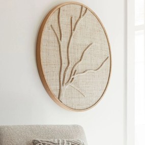 Must Living Jungle Rond Wandpaneel Jute Beige