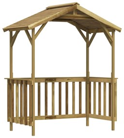 vidaXL Barbecue-overkapping 163,5x93x210 cm geïmpregneerd grenenhout