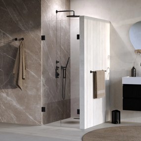 Brauer Void profielloze pendeldeuren 60cm zwart mat