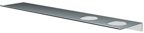 Hotbath &More planchet 60cm met twee uitsparingen voor een zeepdispenser of beker RVS
