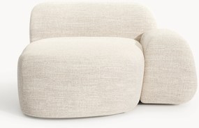 Bouclé hoekmodule Wolke