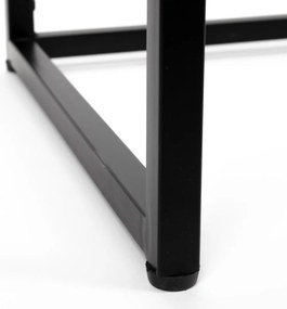 Japandi Kaptafel Met Rotan Lades - 120 X 40cm.