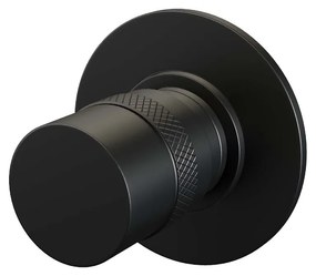 Brauer Black Edition stopkraan zwart mat