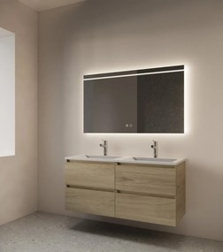 Gliss Design Decora spiegel met LED-verlichting en verwarming 140x70cm