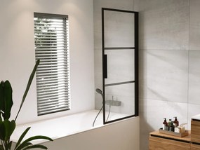 Riho Grid GB501 badwand rechts 80x150 matzwart