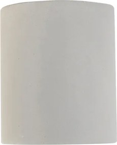 Set van 4 landelijke plafondspots beton rond - Deep