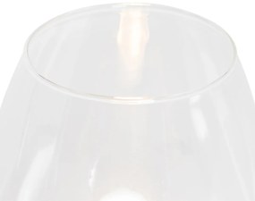 Klassieke tafellamp goud met glas - Elien Klassiek / Antiek G9 rond Binnenverlichting Lamp