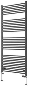 Eastbrook Biava multirail handdoekradiator 75x170cm 1302W antraciet