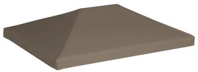 vidaXL Prieeldak 310 g/m² 3x3 m taupe