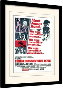 Ingelijste poster James Bond - From Russia With Love