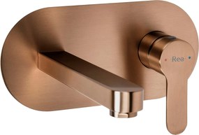 Inbouw wastafelkraan REA Arcos Brush Copper