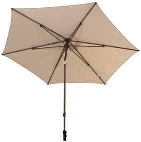 4 Seasons Azzurro stokparasol Ø300 cm beach solefin - Wenge frame