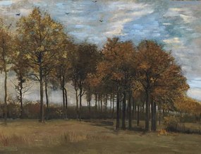 Vincent van Gogh - Kunstreproductie Autumn Landscape, c.1885, (40 x 30 cm)