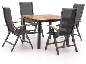 Bellagio Lugo/Linosa 100cm dining tuinset 5-delig verstelbaar