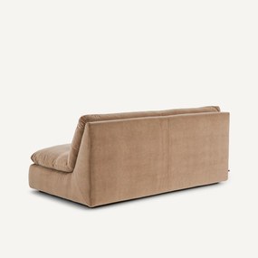 3-zits modulaire bank in stonewashed fluweel, GIULIANO