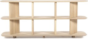 Open Dressoir Eikenhout Naturel - 180 X 40cm.