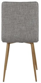 Jörn Eetkamerstoel - Lotta  - Lichtgrijs - Linnen - Jörn