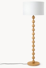 Vloerlamp Shona met houten voet