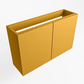 Mondiaz FOWY fonteinonderkast - 70x22x50cm - 2 deuren - push to open - softclose - Ocher FOWYTO70Och2D