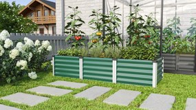 Vitavia Verhoogd zaaibed Linus In&amp;Out 401 S - zeegras/alu - 40,3cm